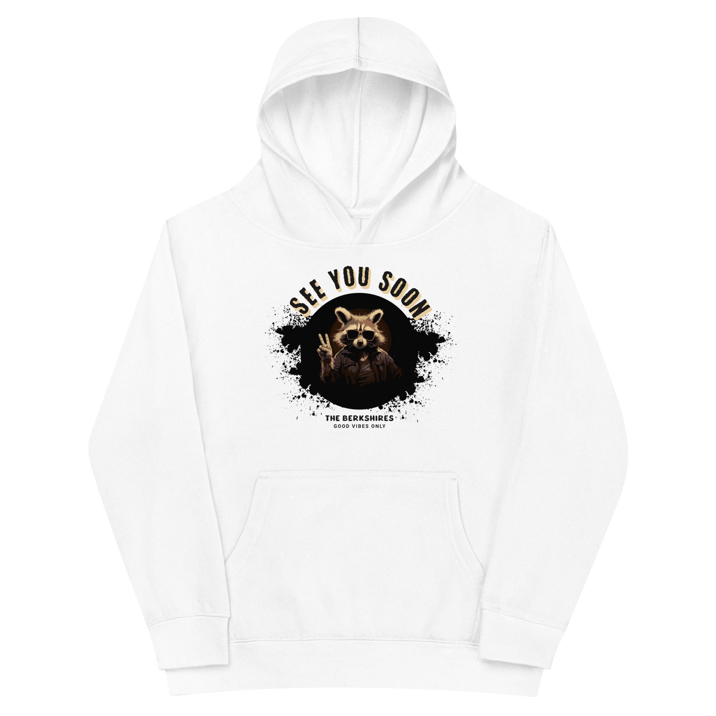 See You Soon Racoon / Kids Fleece Hoodie