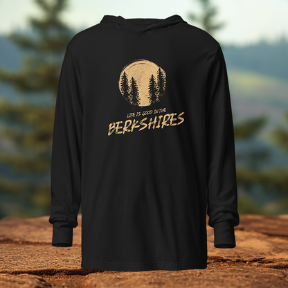 Life is Good in the Berkshires / Hooded Long-Sleeve Tee