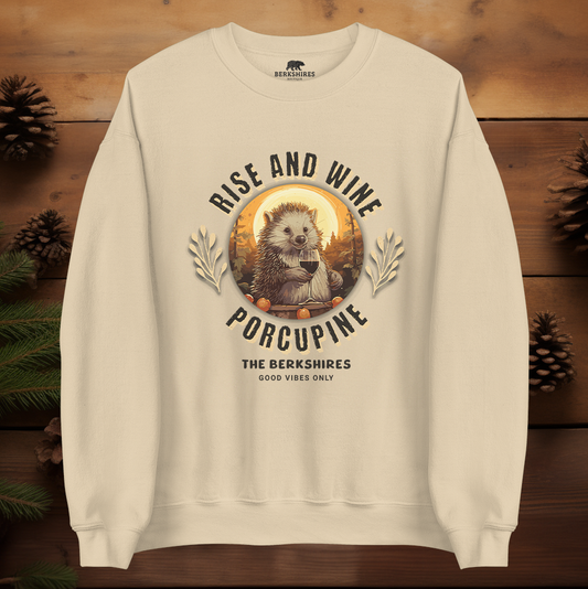 Rise and Wine Porcupine Sweatshirt