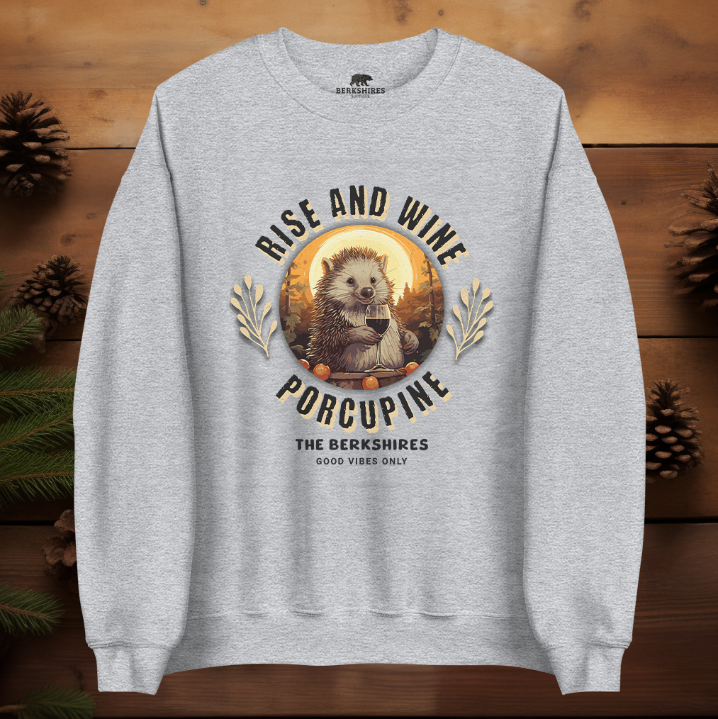 Rise and Wine Porcupine Sweatshirt