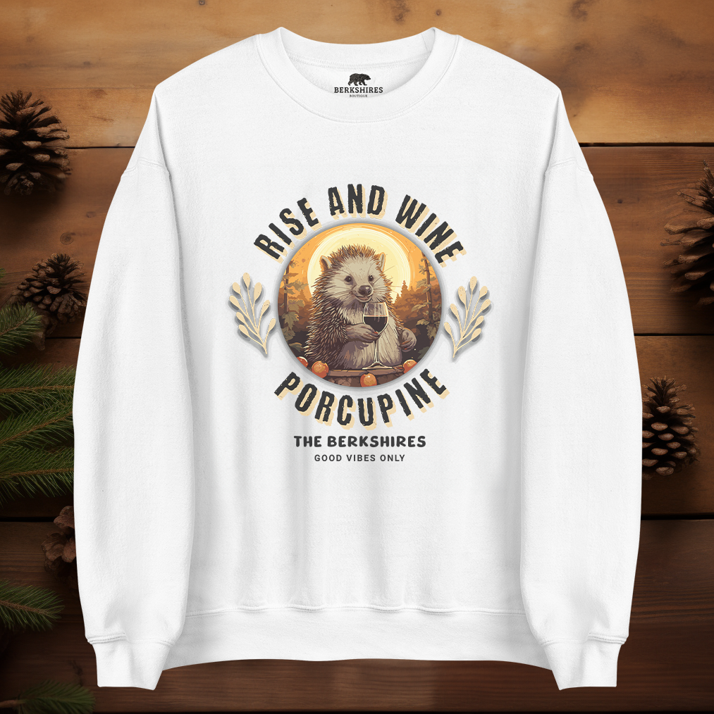 Rise and Wine Porcupine Sweatshirt
