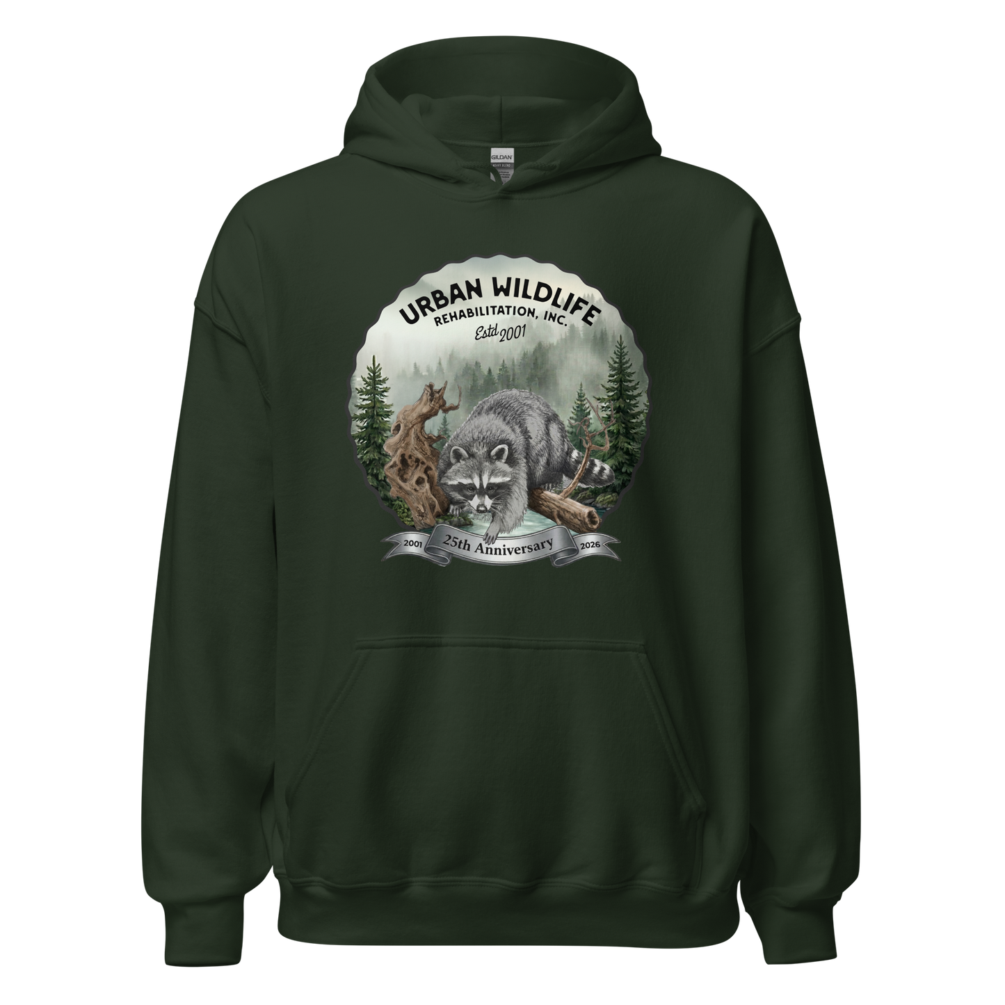 Urban Wildlife Rehabilitation 25th Anniversary Unisex Hoodie