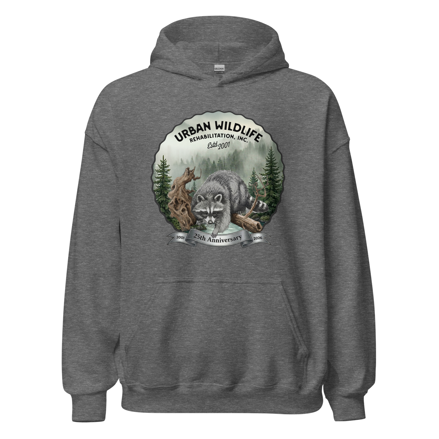 Urban Wildlife Rehabilitation 25th Anniversary Unisex Hoodie