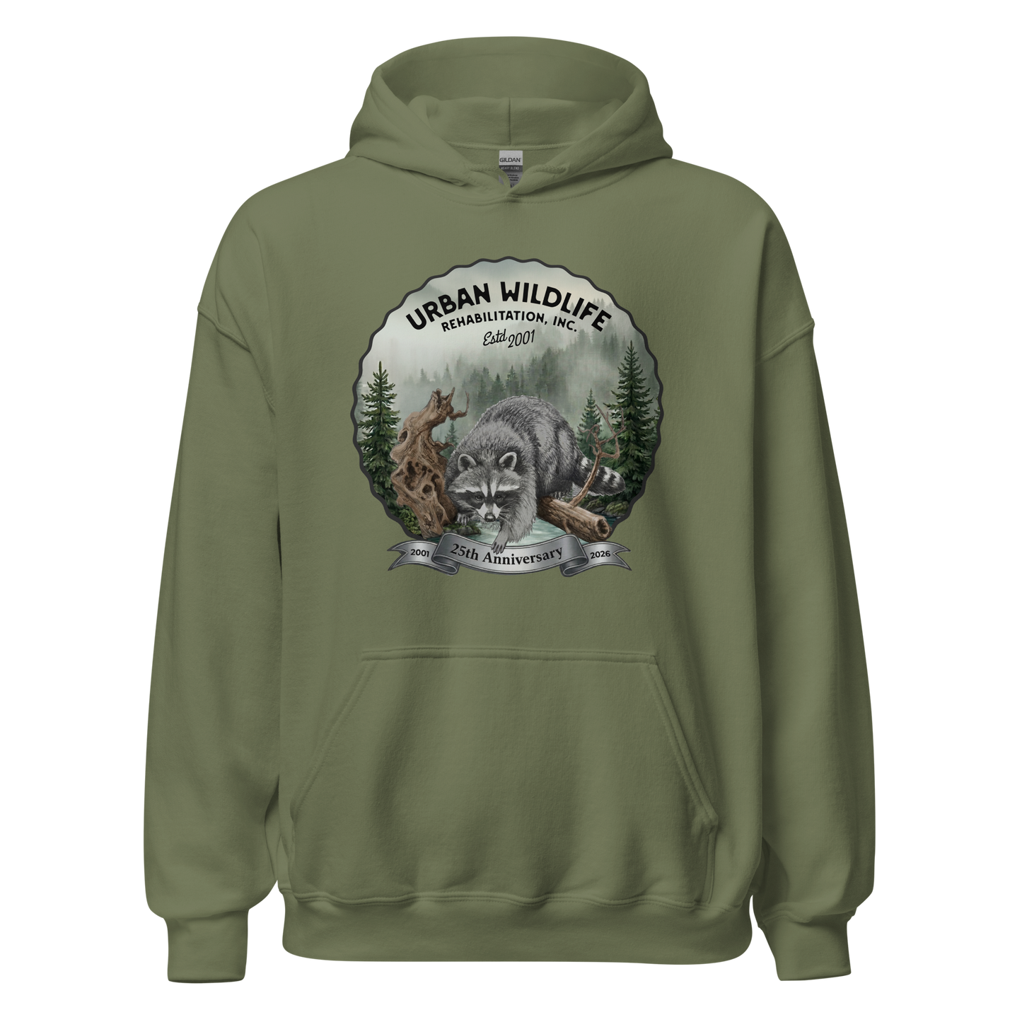 Urban Wildlife Rehabilitation 25th Anniversary Unisex Hoodie