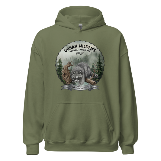 Urban Wildlife Rehabilitation 25th Anniversary Unisex Hoodie