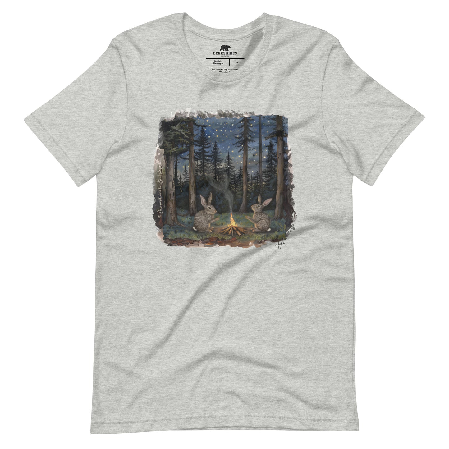 "Rabbits by a Campfire" Tee