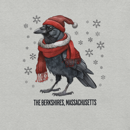 Holiday Crow, Red Scarf
