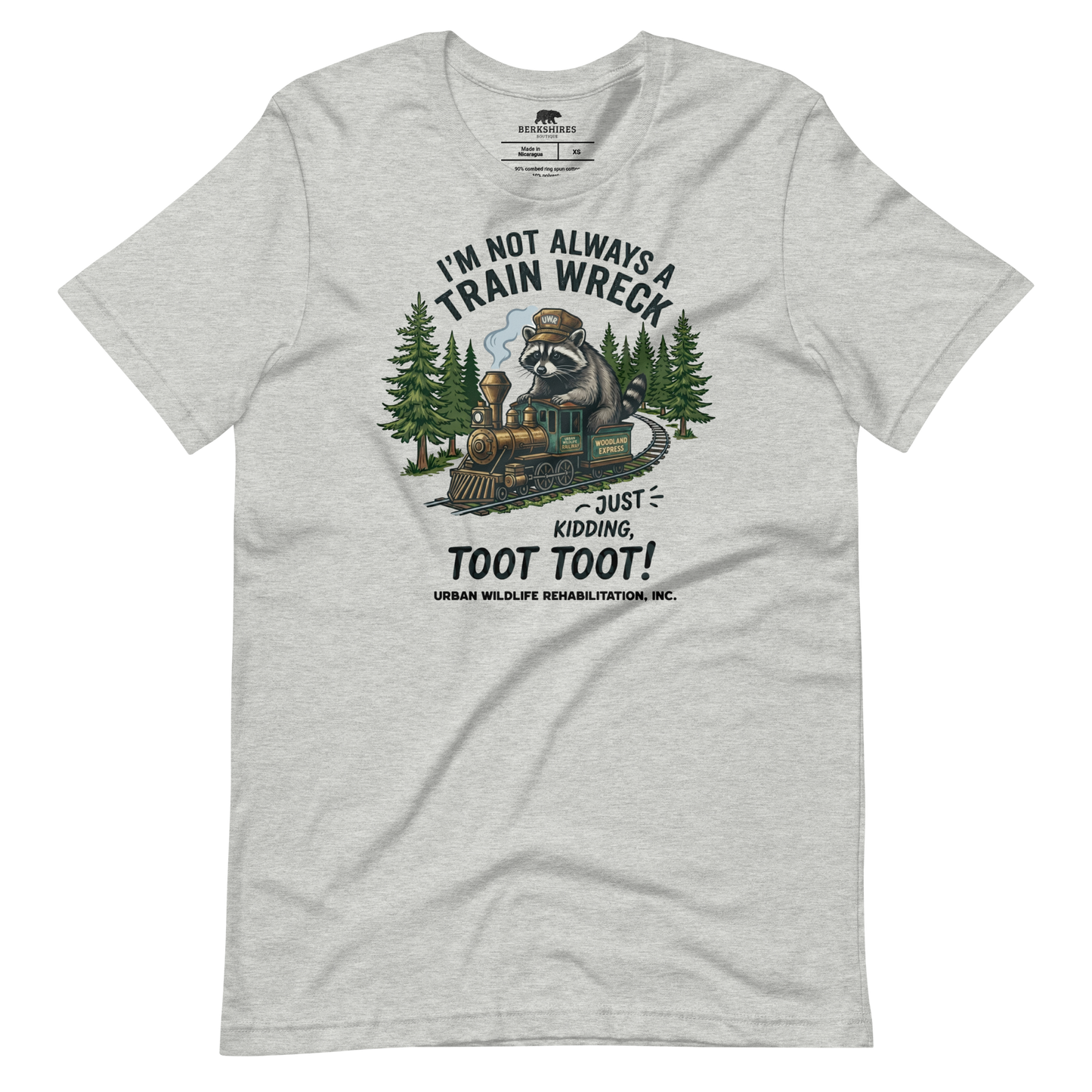 Raccoon Train-Wreck | Unisex Lightweight