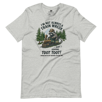 Raccoon Train-Wreck | Unisex Lightweight