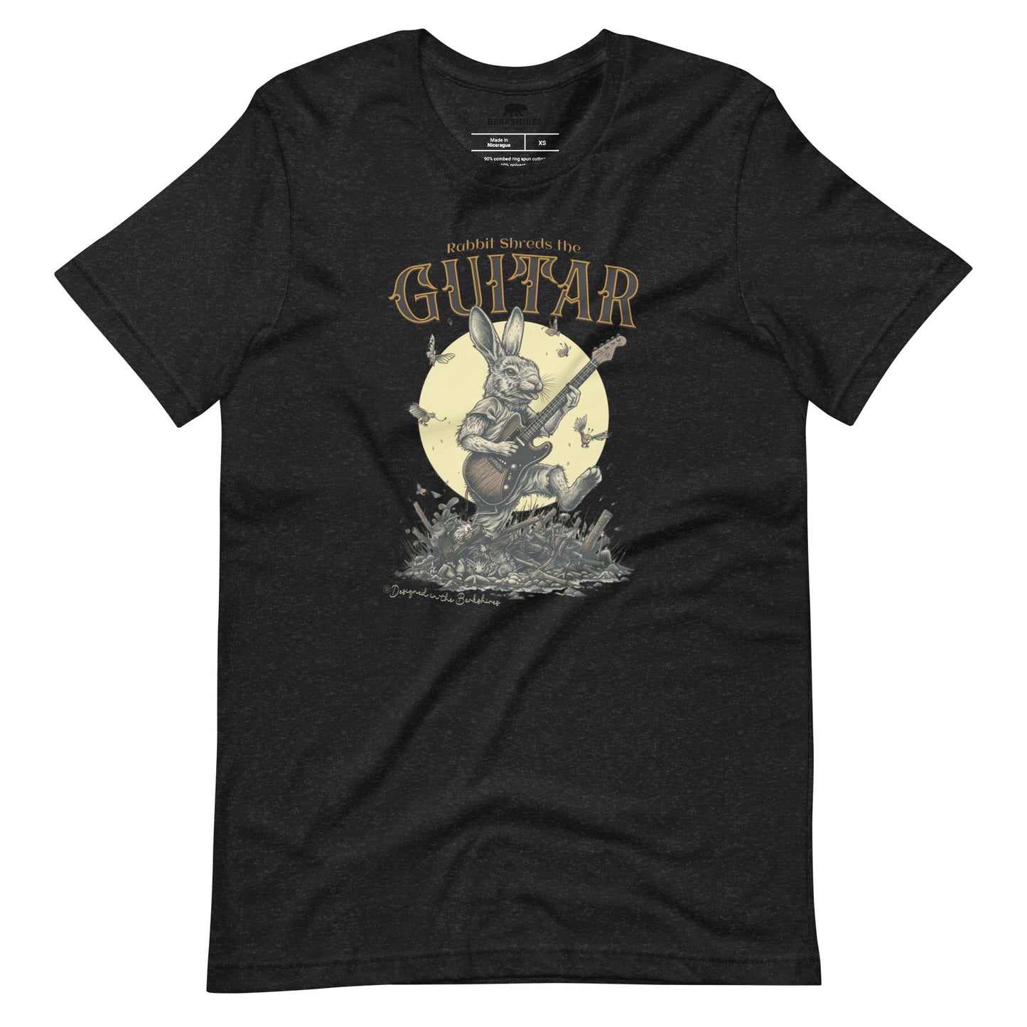 "Rabbit Shreds Guitar" Tee