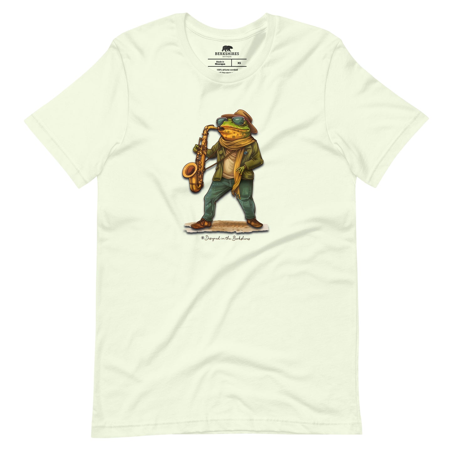 "Frog, the Saxophone Player" Tee