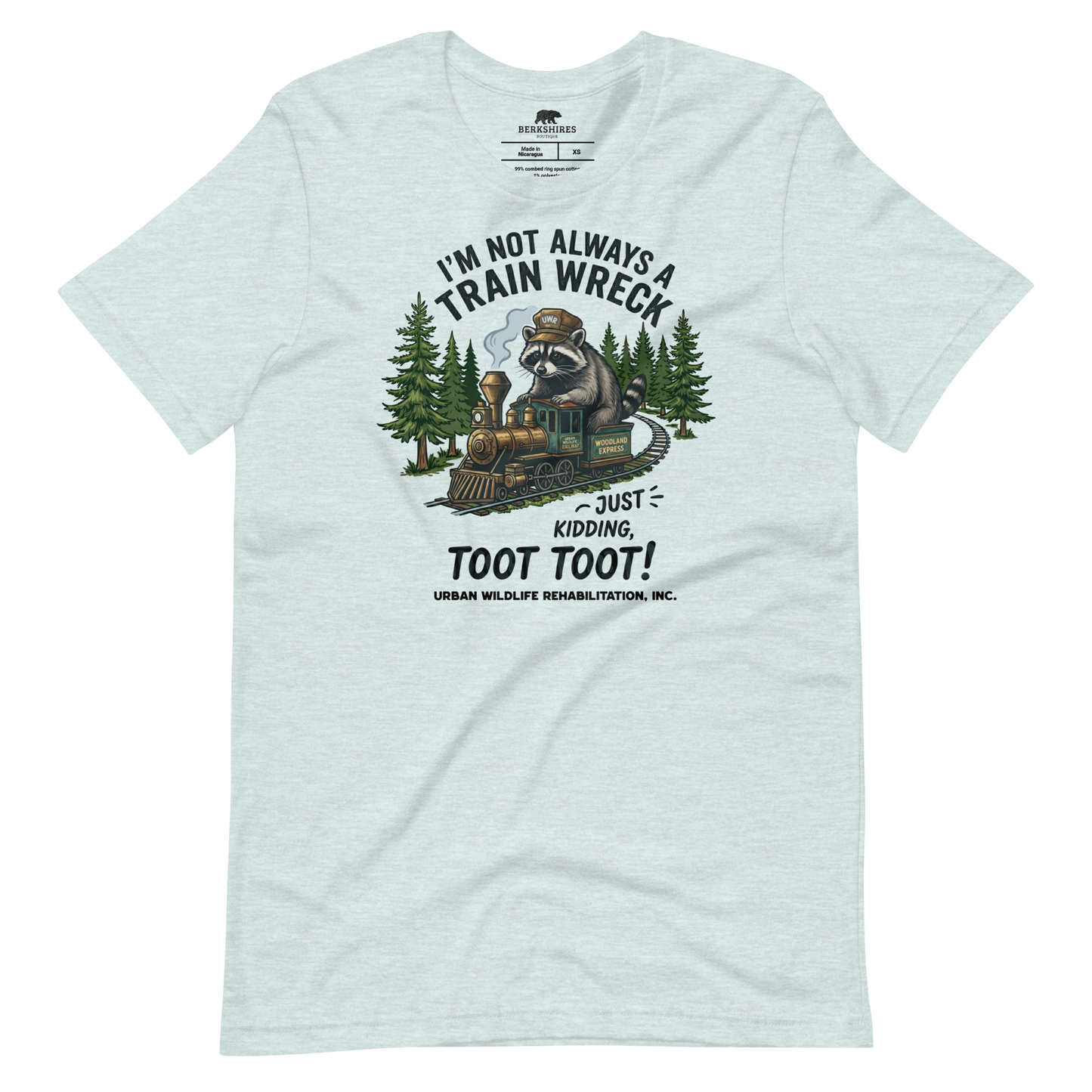 Raccoon Train-Wreck | Unisex Lightweight