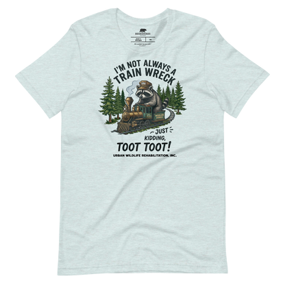 Raccoon Train-Wreck | Unisex Lightweight