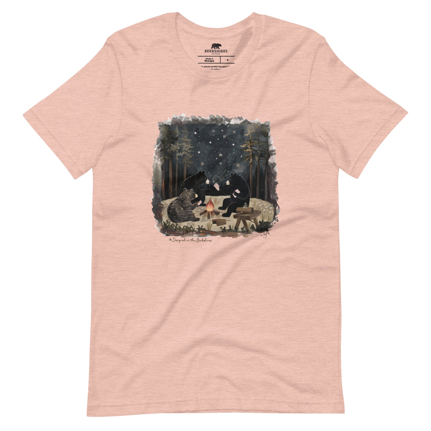 "Bears Playing Cards" Tee