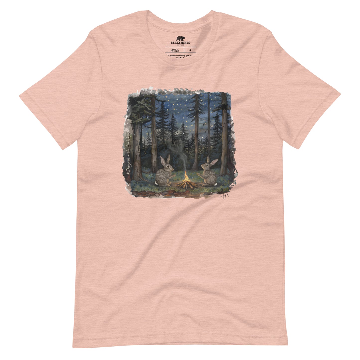 "Rabbits by a Campfire" Tee