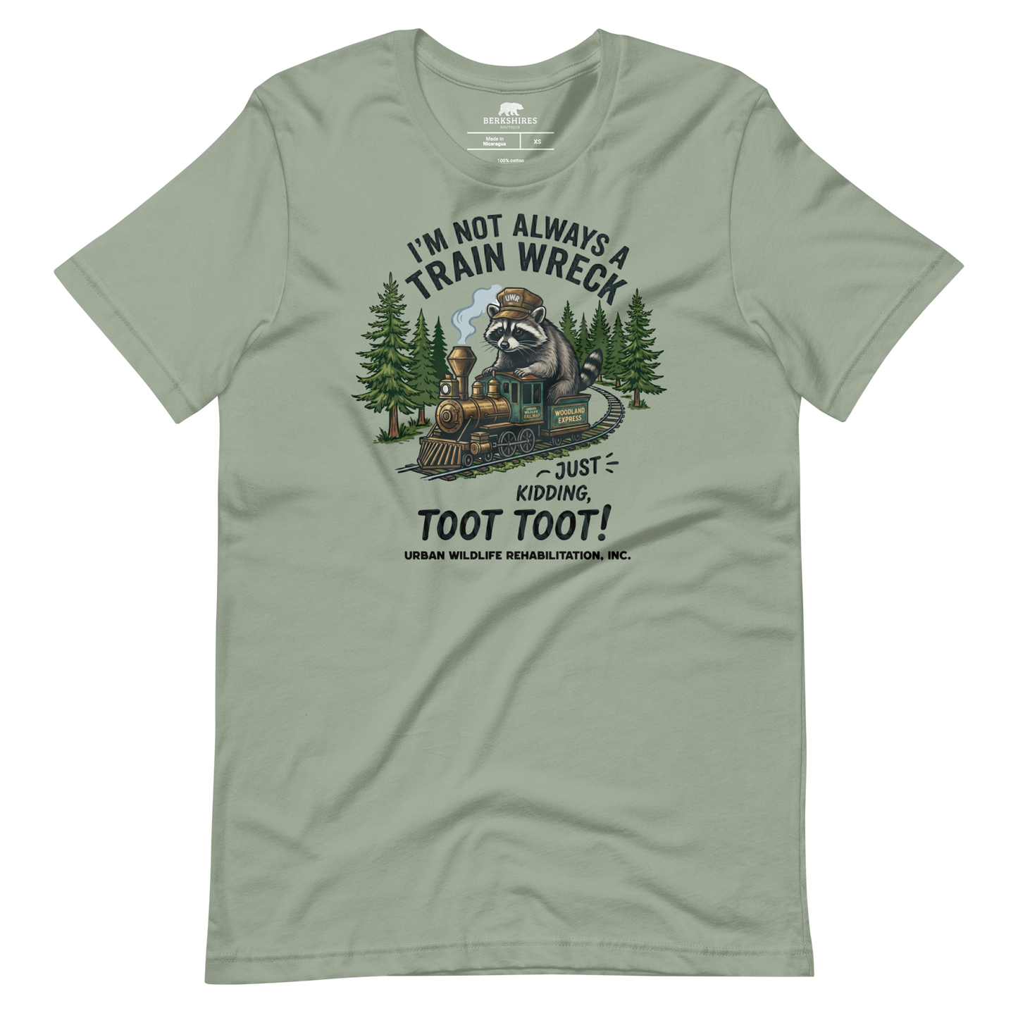 Raccoon Train-Wreck | Unisex Lightweight