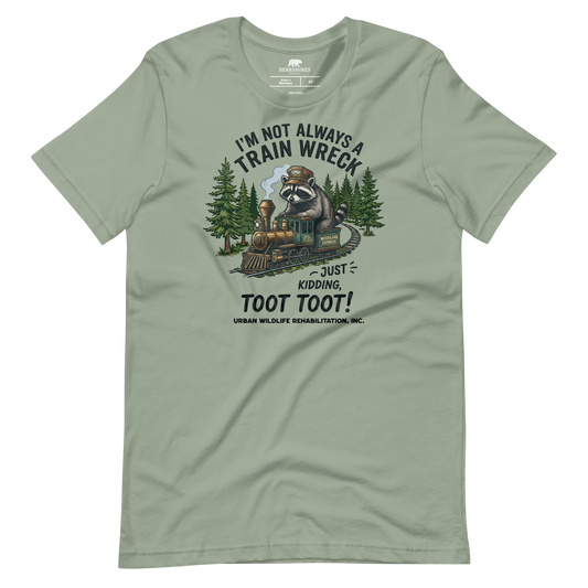 Raccoon Train-Wreck | Unisex Lightweight