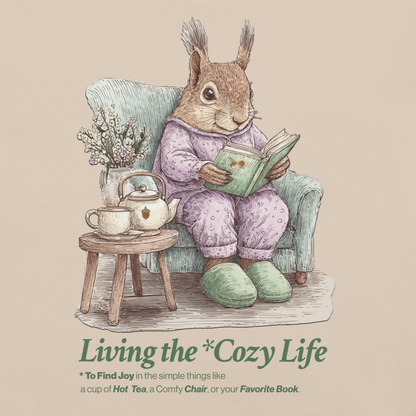 Cozy Life Squirrel Tee