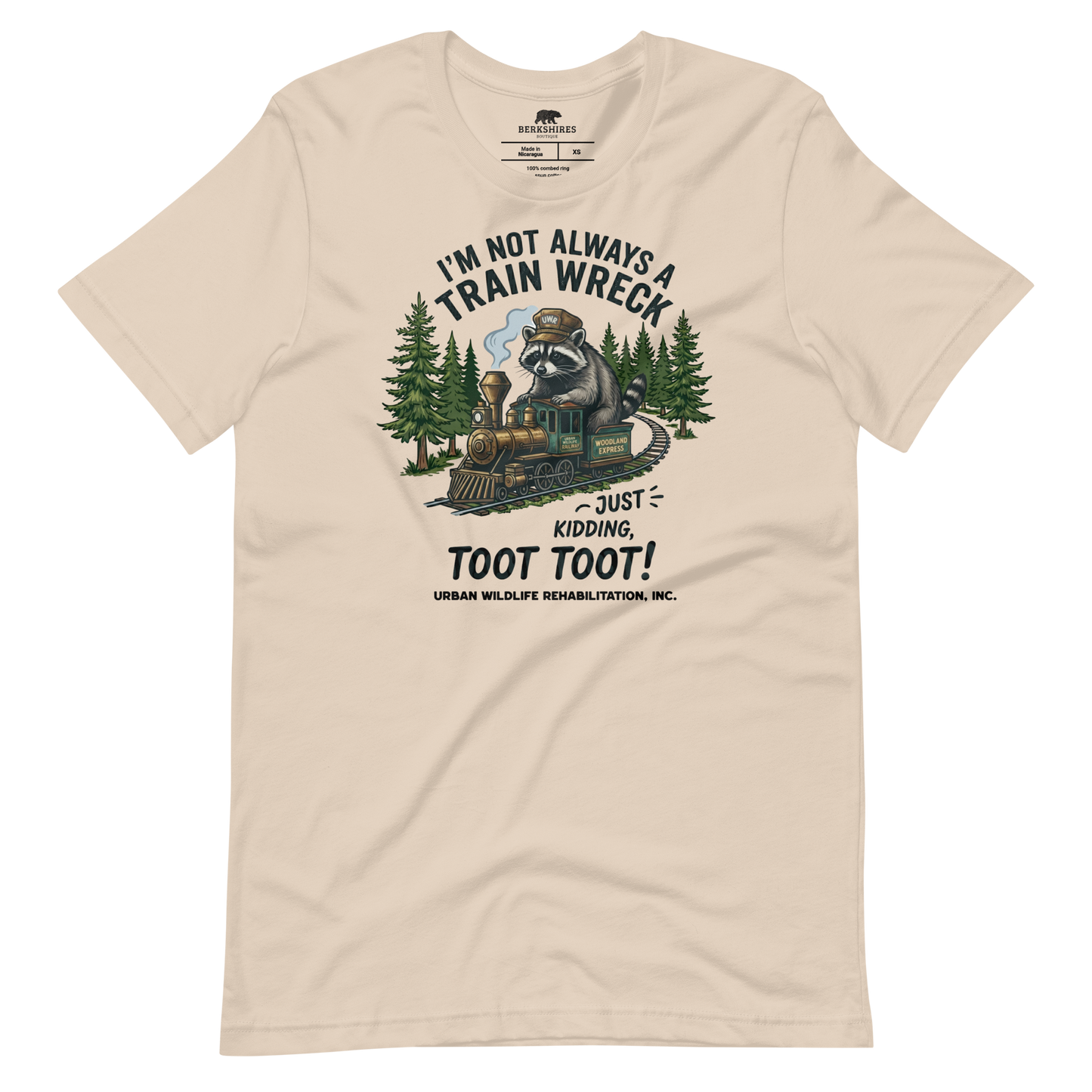 Raccoon Train-Wreck | Unisex Lightweight
