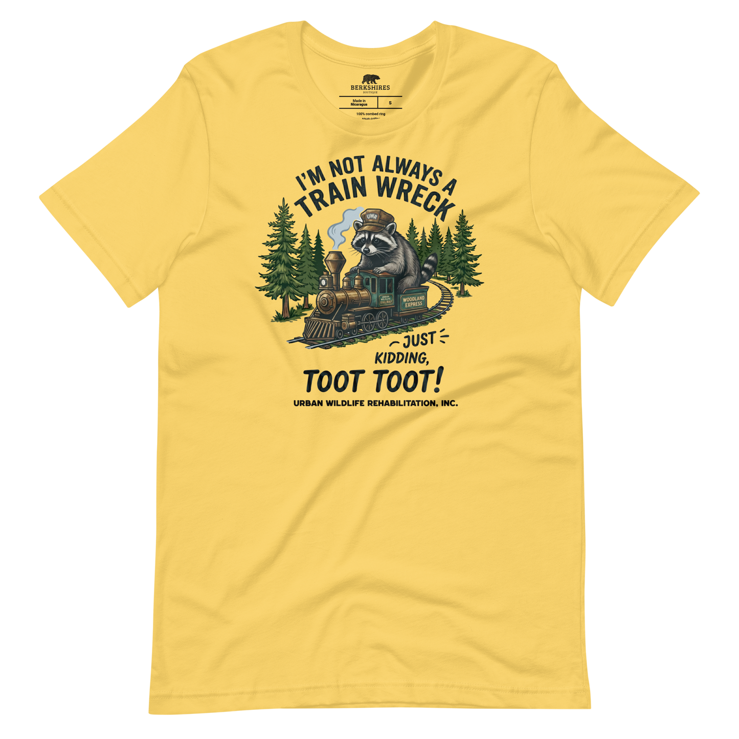 Raccoon Train-Wreck | Unisex Lightweight