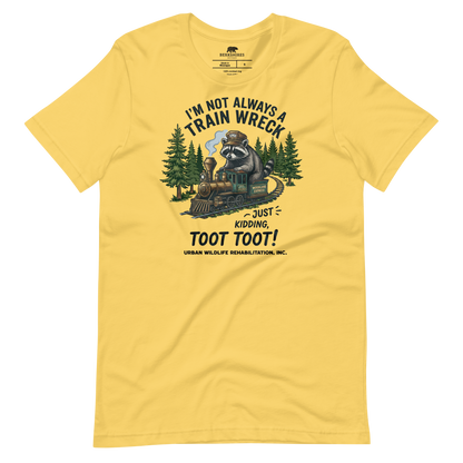 Raccoon Train-Wreck | Unisex Lightweight