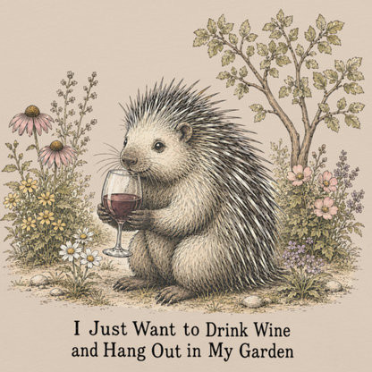 Vintage Porcupine in the Garden
