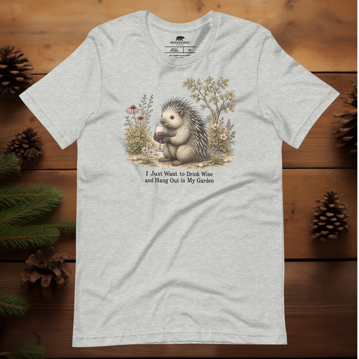 Vintage Porcupine in the Garden