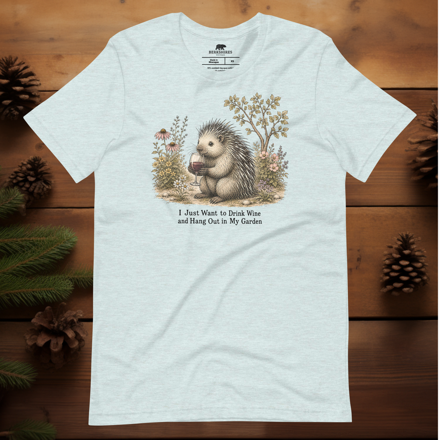 Vintage Porcupine in the Garden