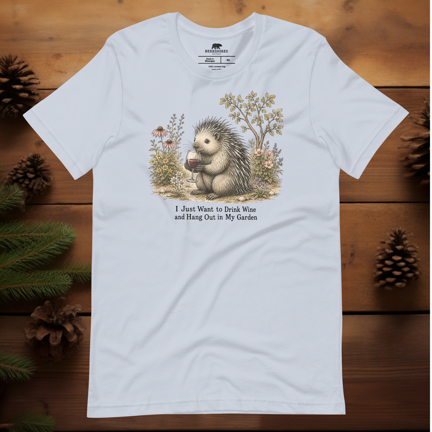 Vintage Porcupine in the Garden