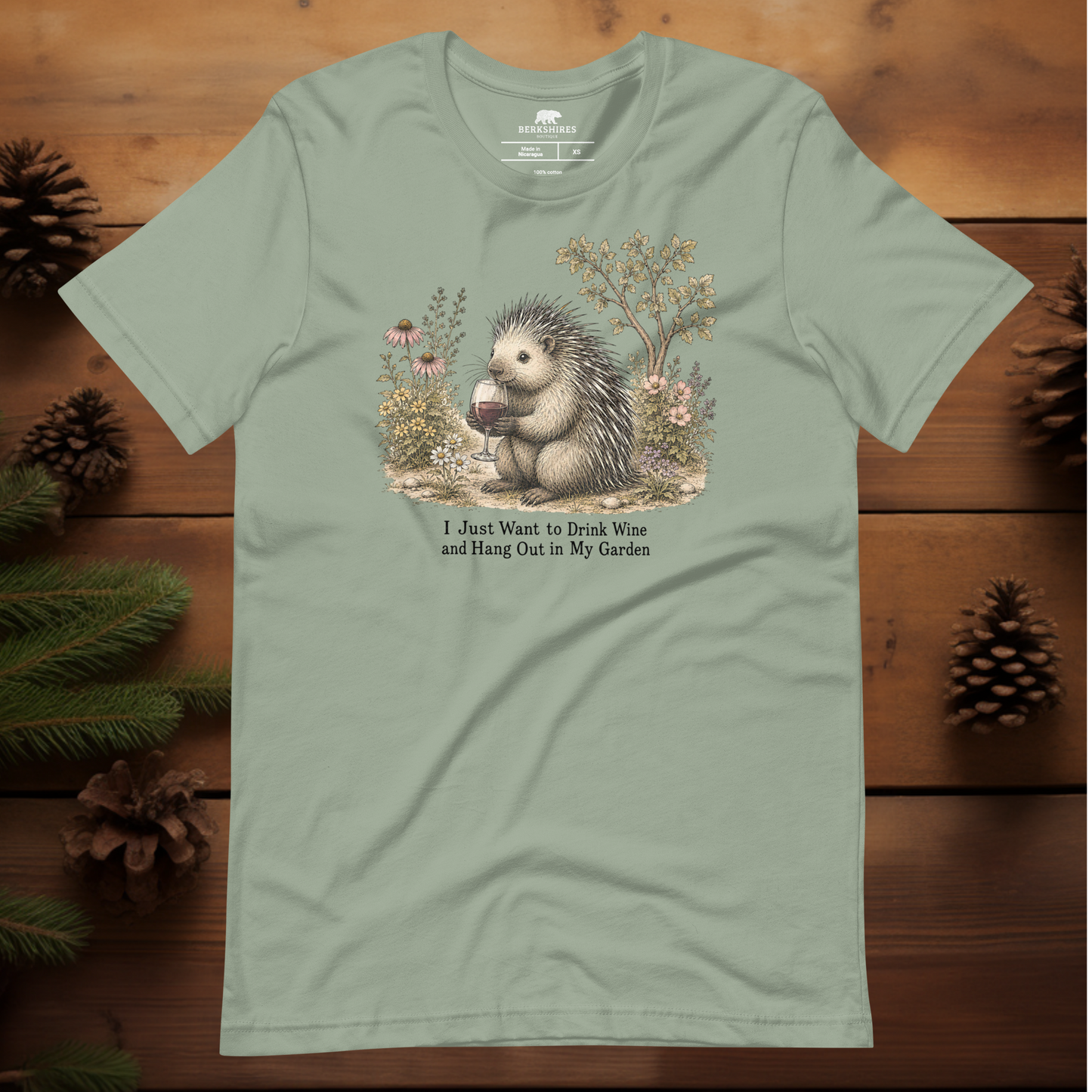 Vintage Porcupine in the Garden