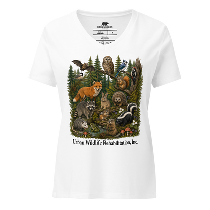 Woodland Collage | Women’s V-Neck