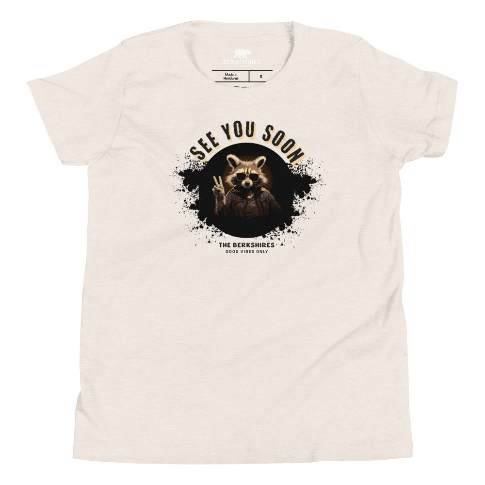 See You Soon Racoon / Youth Short Sleeve T-Shirt